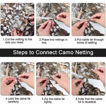 LOOGU camo netting aids bird viewing and home decor projects