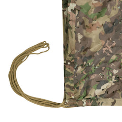 LOOGU camo netting camping gear display highlights lightweight outdoor cover.