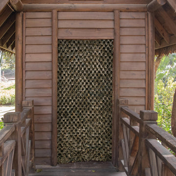 LOOGU camo netting is weather-friendly for lightweight field use