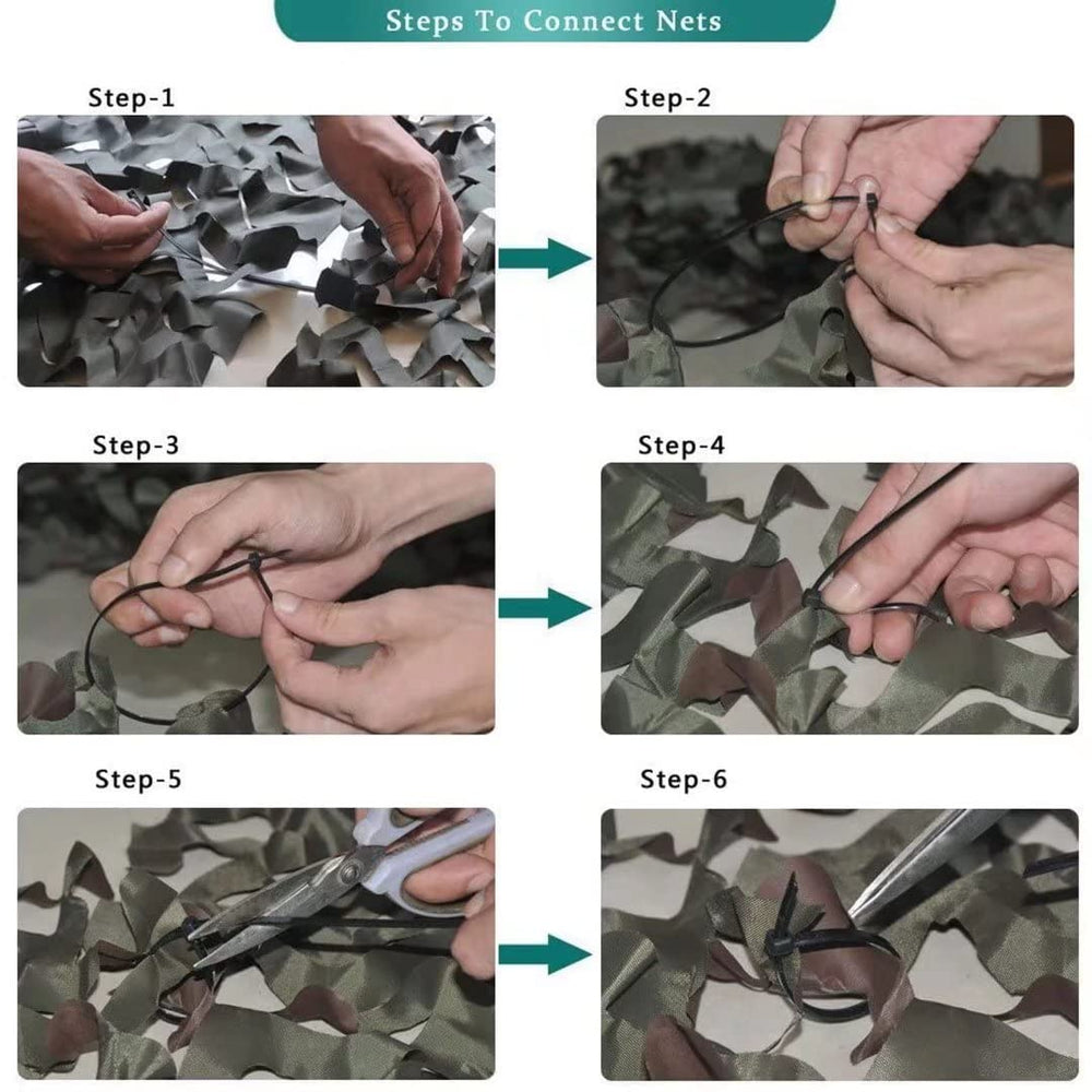 LOOGU camo netting car cover application offers discreet vehicle protection.