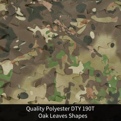 LOOGU camo netting closeup 150D polyester texture for durability