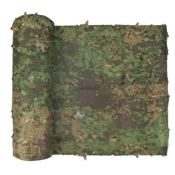 LOOGU camo netting easy cut and join with ties