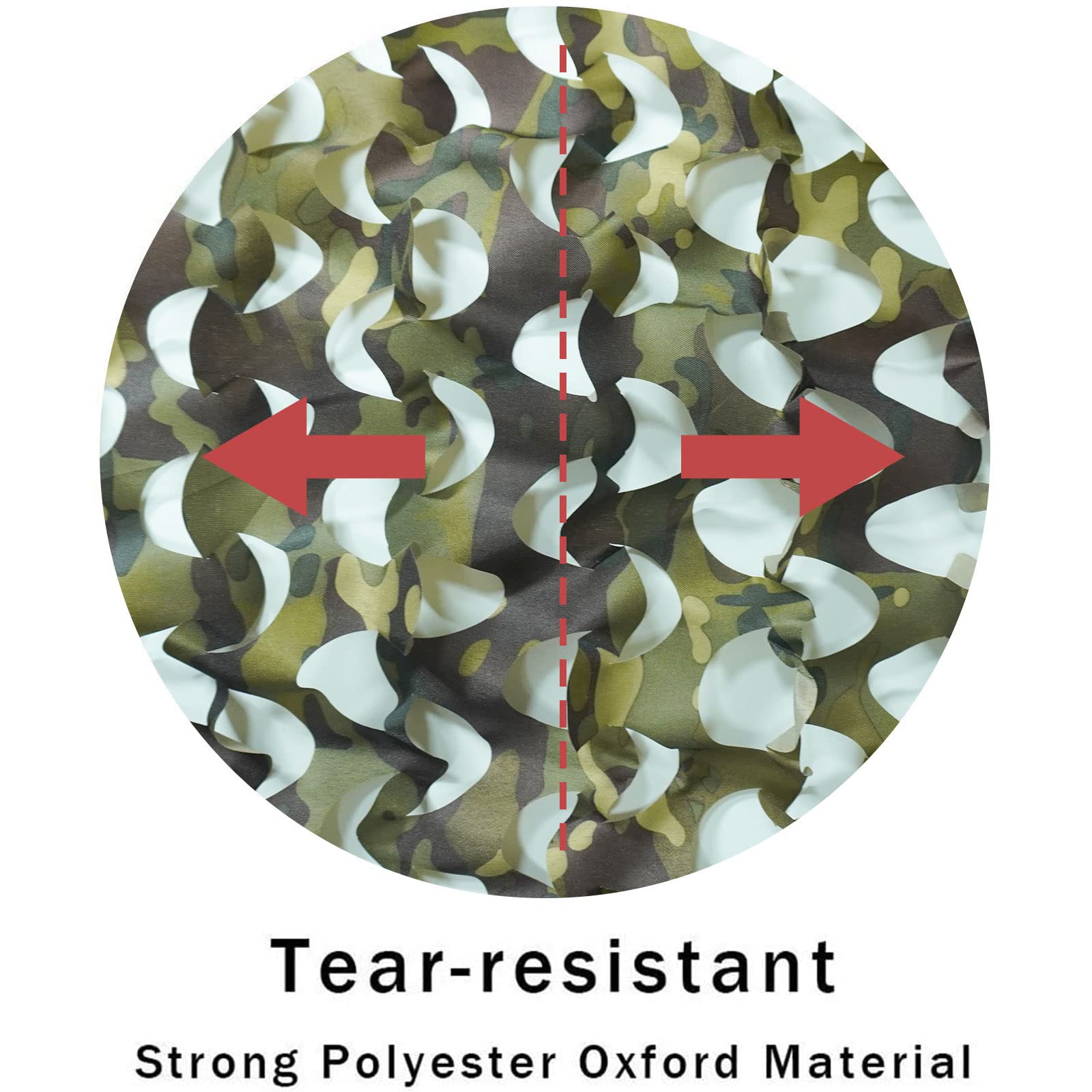 LOOGU Camo Netting cutting-length demonstrates easy customization for any project.