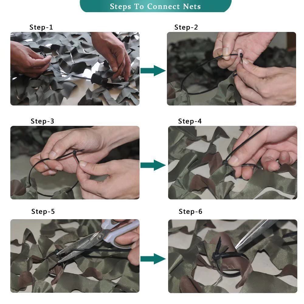 LOOGU camo netting design maximizes concealment while preserving visibility of surroundings.