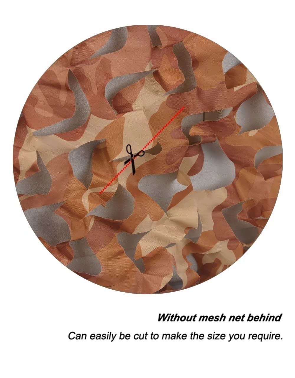 LOOGU Camo Netting easy-cut-and-join feature lets you customize length quickly.