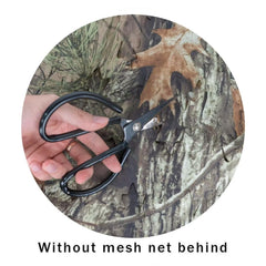 LOOGU Camo Netting cut-ready weave enables quick sizing and cable-tie connections.