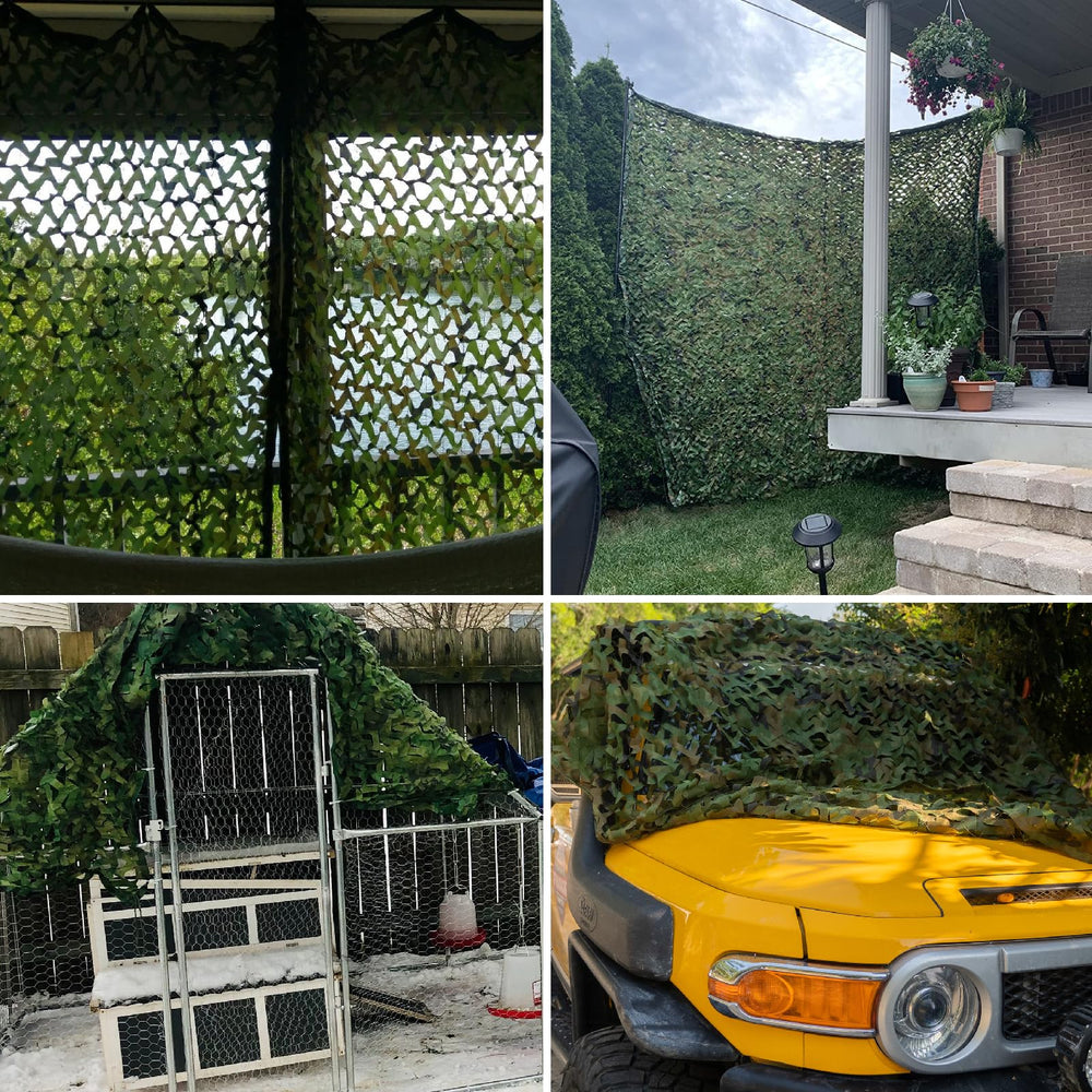 LOOGU camo netting easy cut join feature enables quick customization.