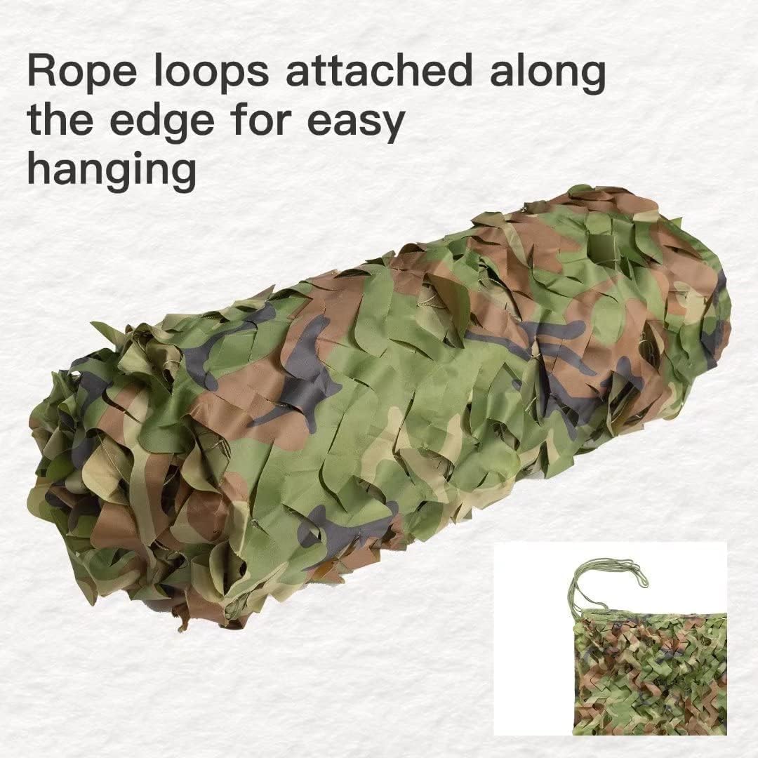 LOOGU camo netting garden-screen-application creates natural privacy in yards.