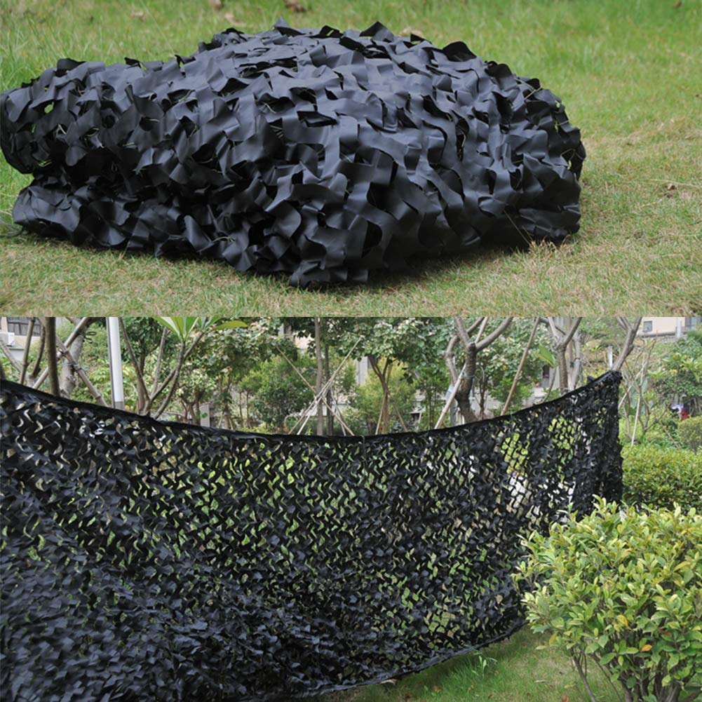LOOGU garden-screening netting setup in yard showing versatile privacy and shade.