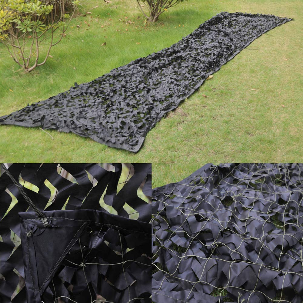 LOOGU green camouflage netting close-up demonstrating natural concealment in foliage.