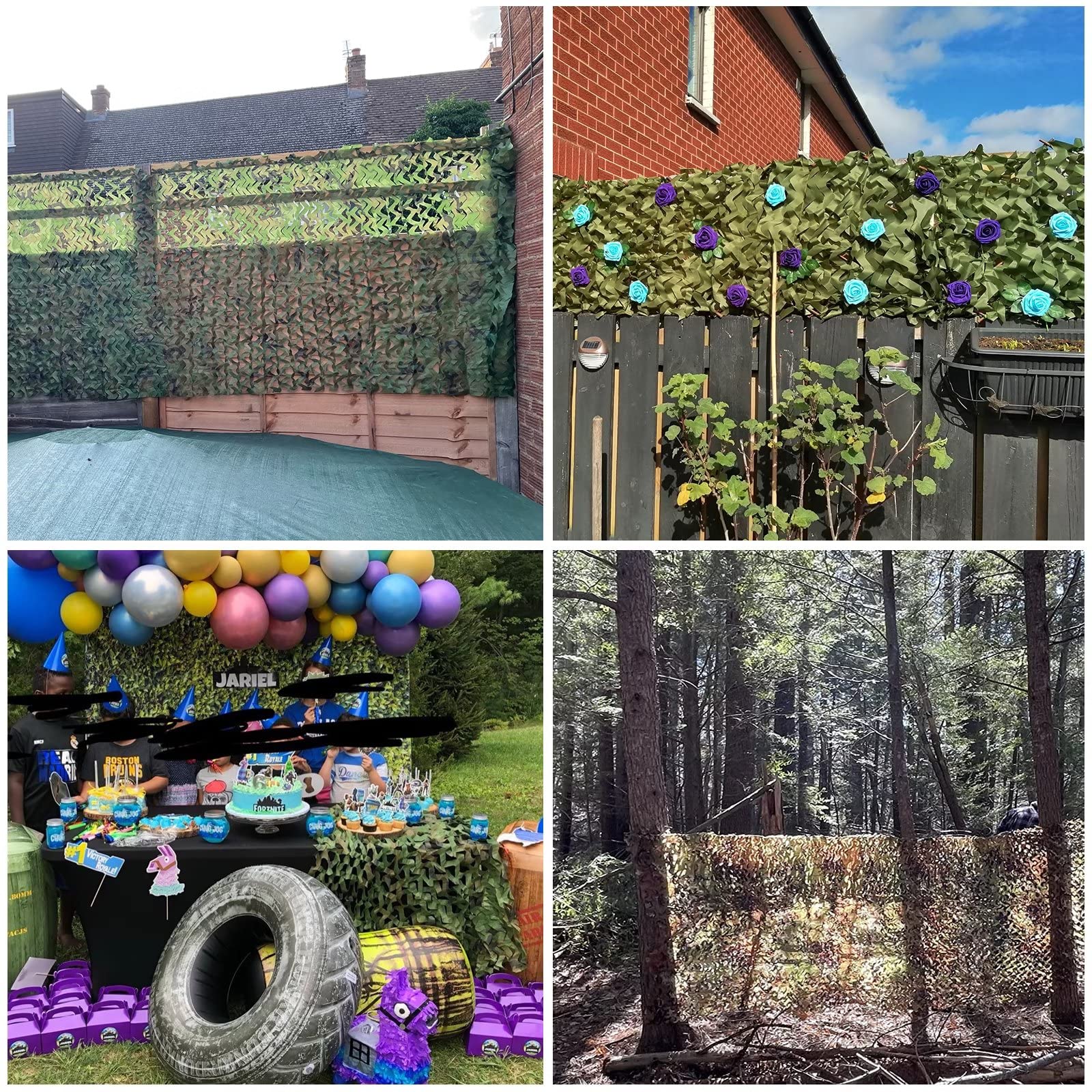 Loogu camo netting home decor with natural camouflage look