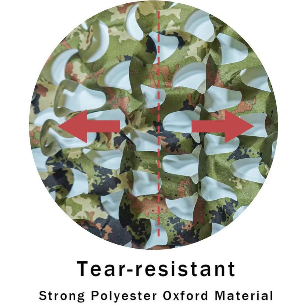 LOOGU camo netting hunting camouflage image highlights effective field concealment.