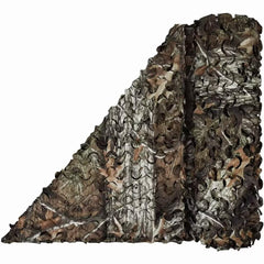 LOOGU camo netting setup over a hunting blind offers concealed field of view.