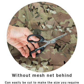 LOOGU camo netting close-up of lightweight waterproof fabric for quick setups