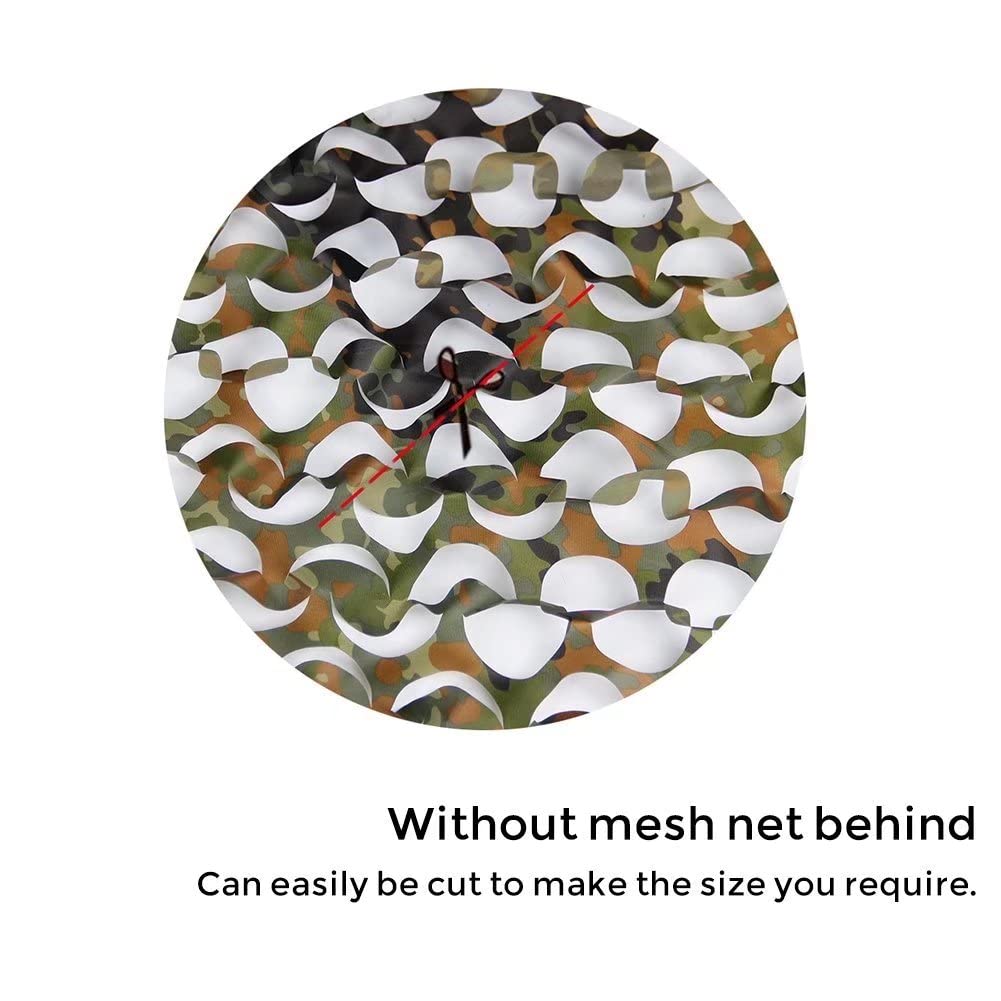LOOGU camouflage netting pattern offers improved concealment with clear field views for hunting.