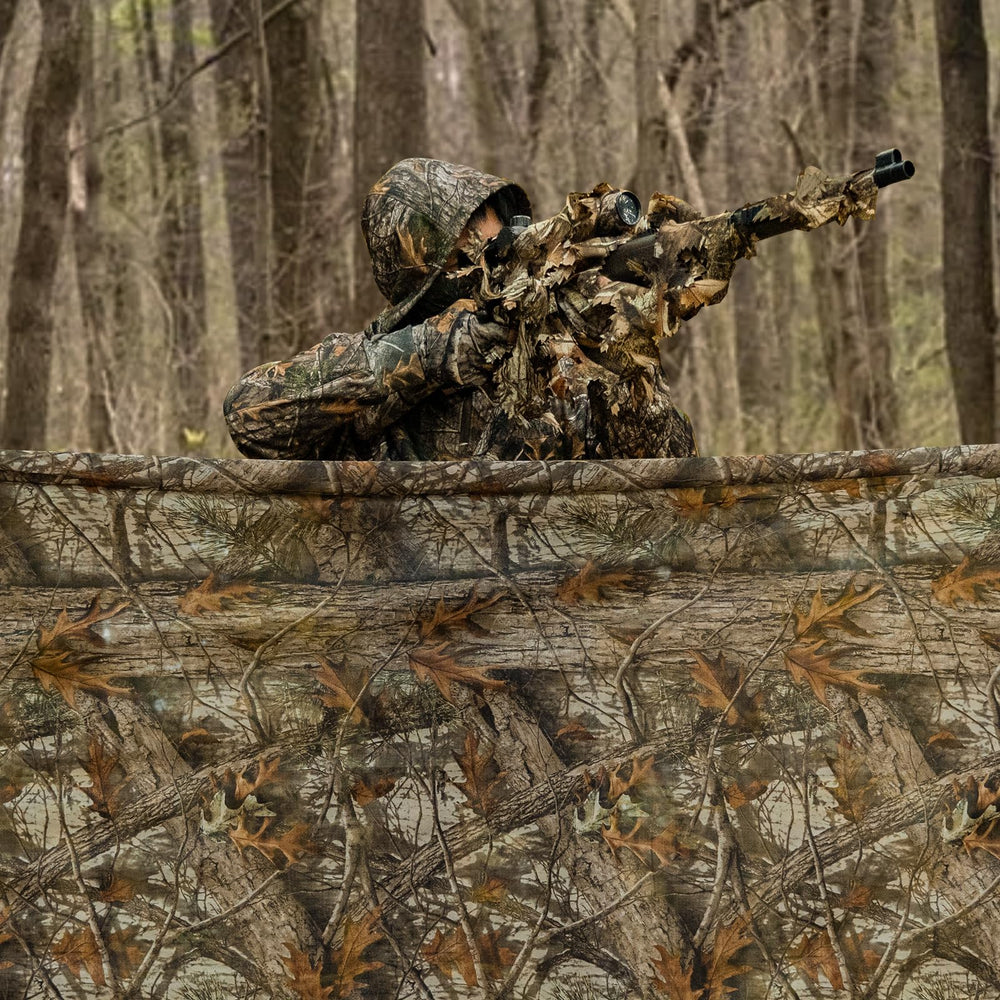LOOGU camo netting silent stealth fabric reduces rustle