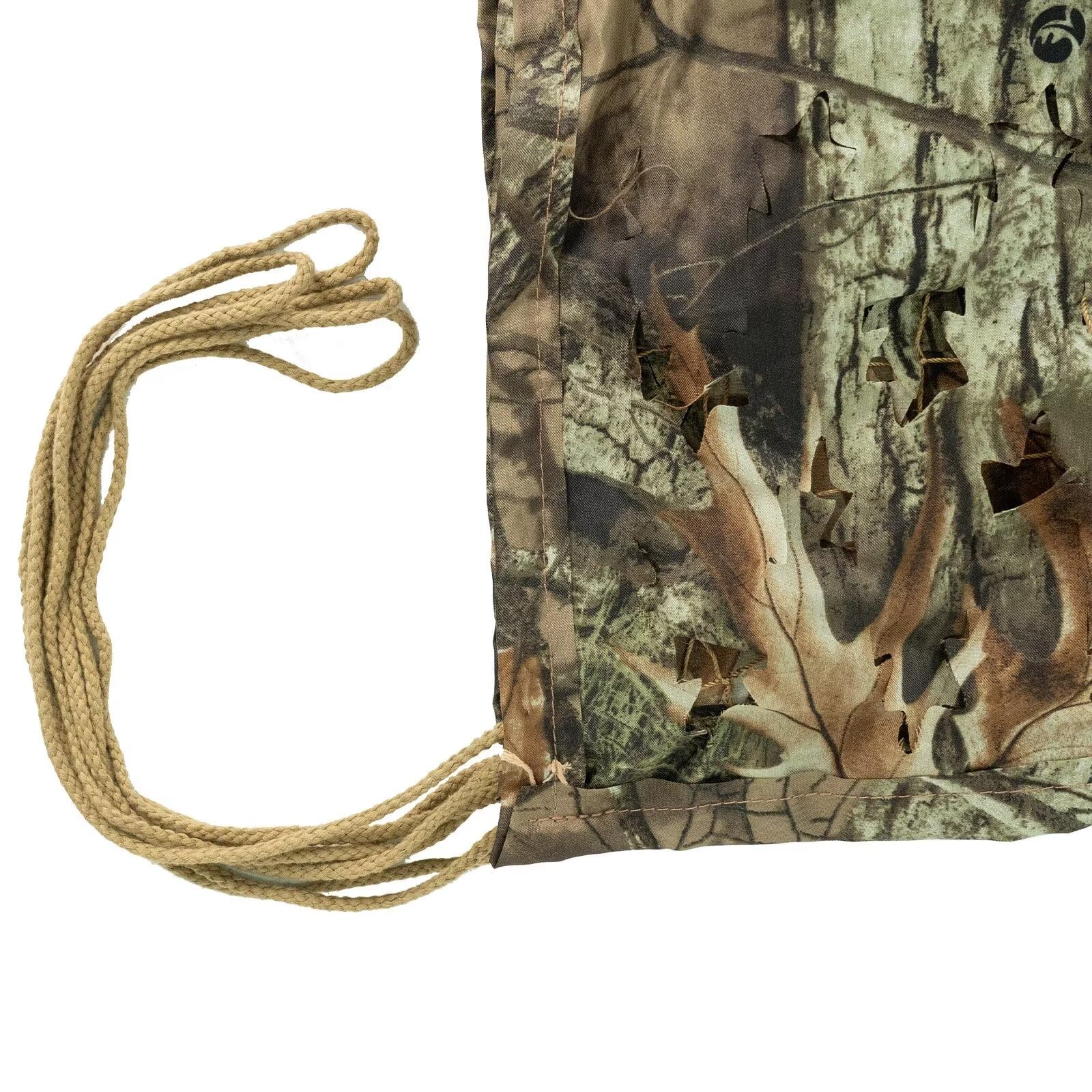 LOOGU Camo Netting used as sunshade with quick-dry foliage.
