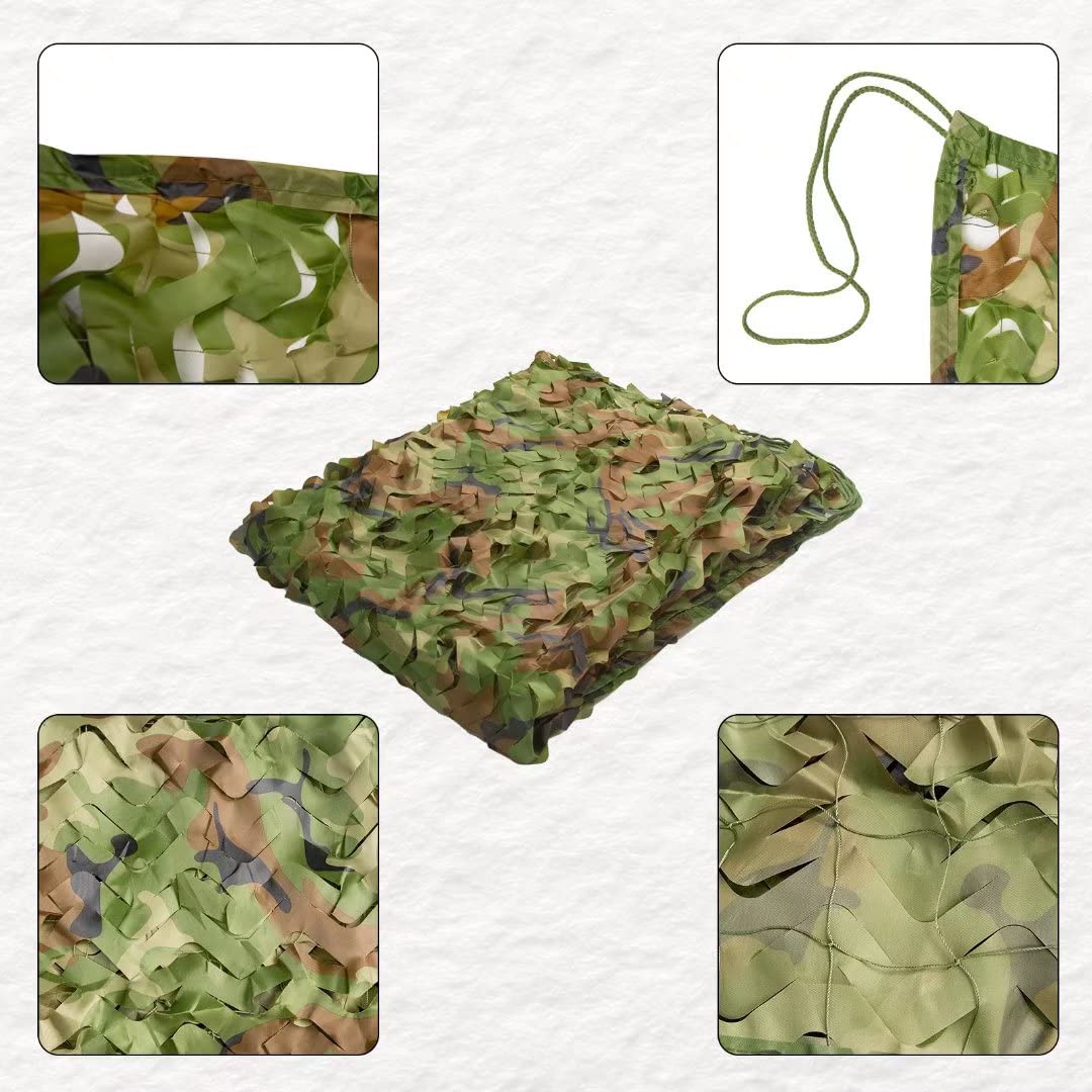 LOOGU camo netting sunshade-setup offers shade and privacy outdoors.