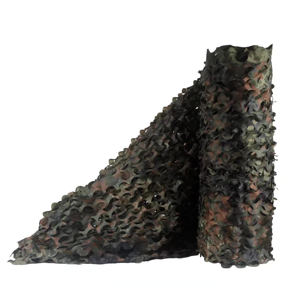 LOOGU camo netting sunshade setup provides lightweight shade and concealment for outdoor camping.