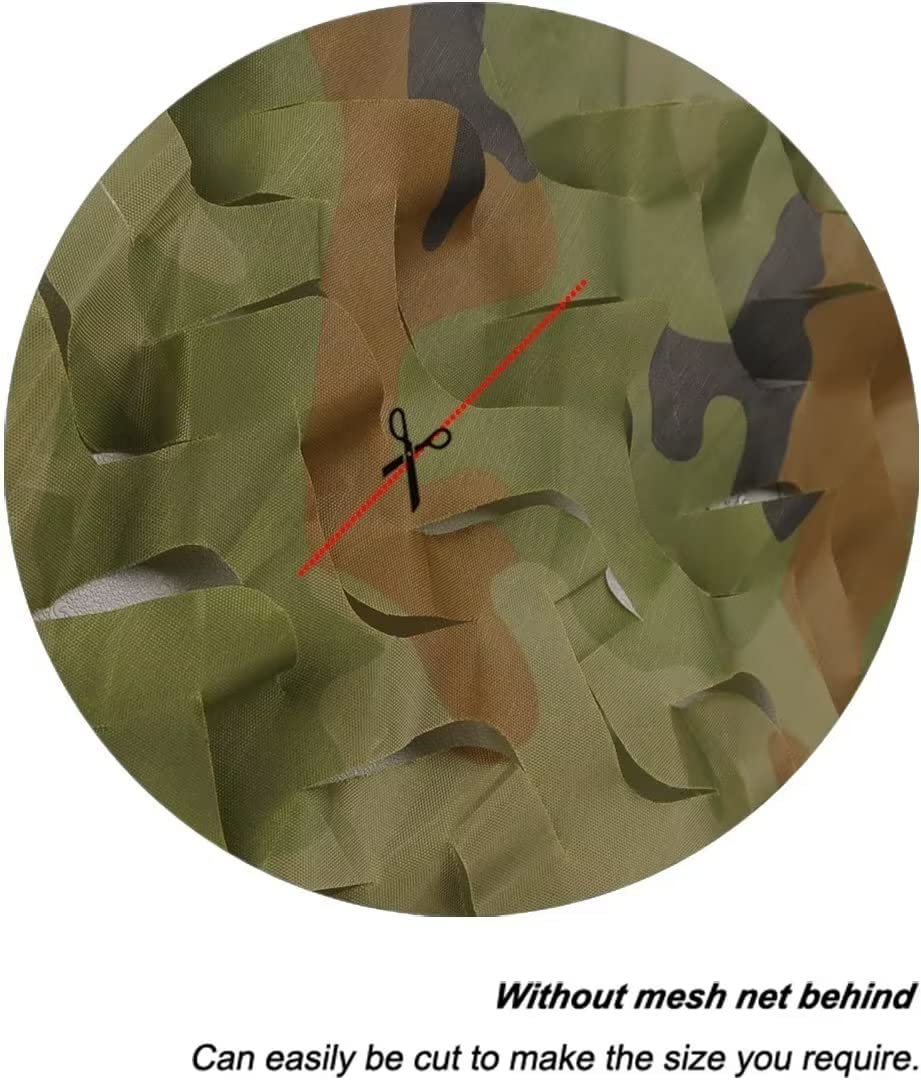 LOOGU camo netting sunshade setup showing discreet shading and visibility