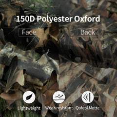 LOOGU SUPER Tree Camo reversible pattern for flexible concealment options.