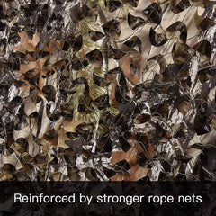 LOOGU camo netting waterproof back reinforces stability for outdoor shelter setups