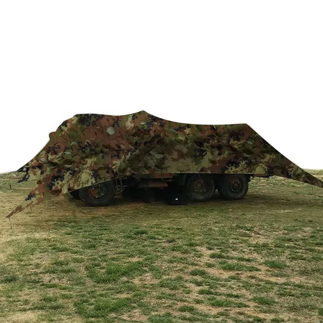 LOOGU camo netting waterproof surface detail highlights durability.