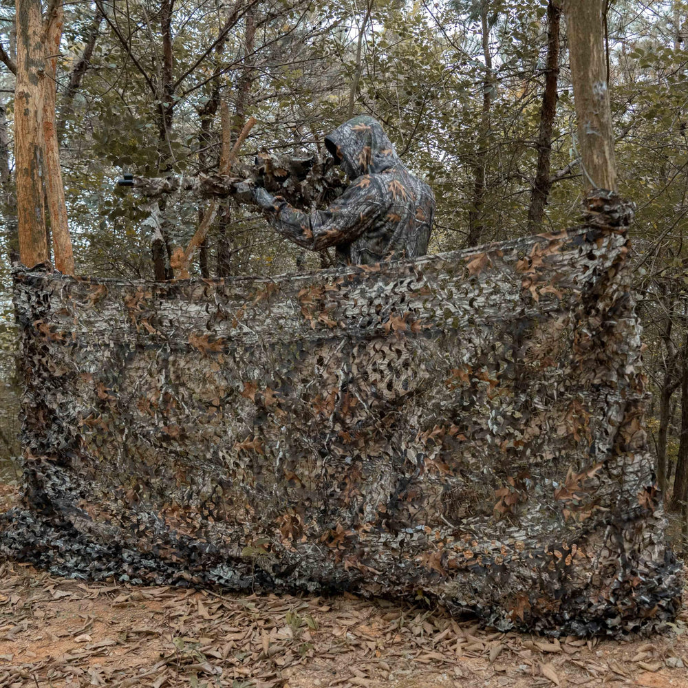 LOOGU camo netting wide application suits decor, camping, hunting, and film sets.