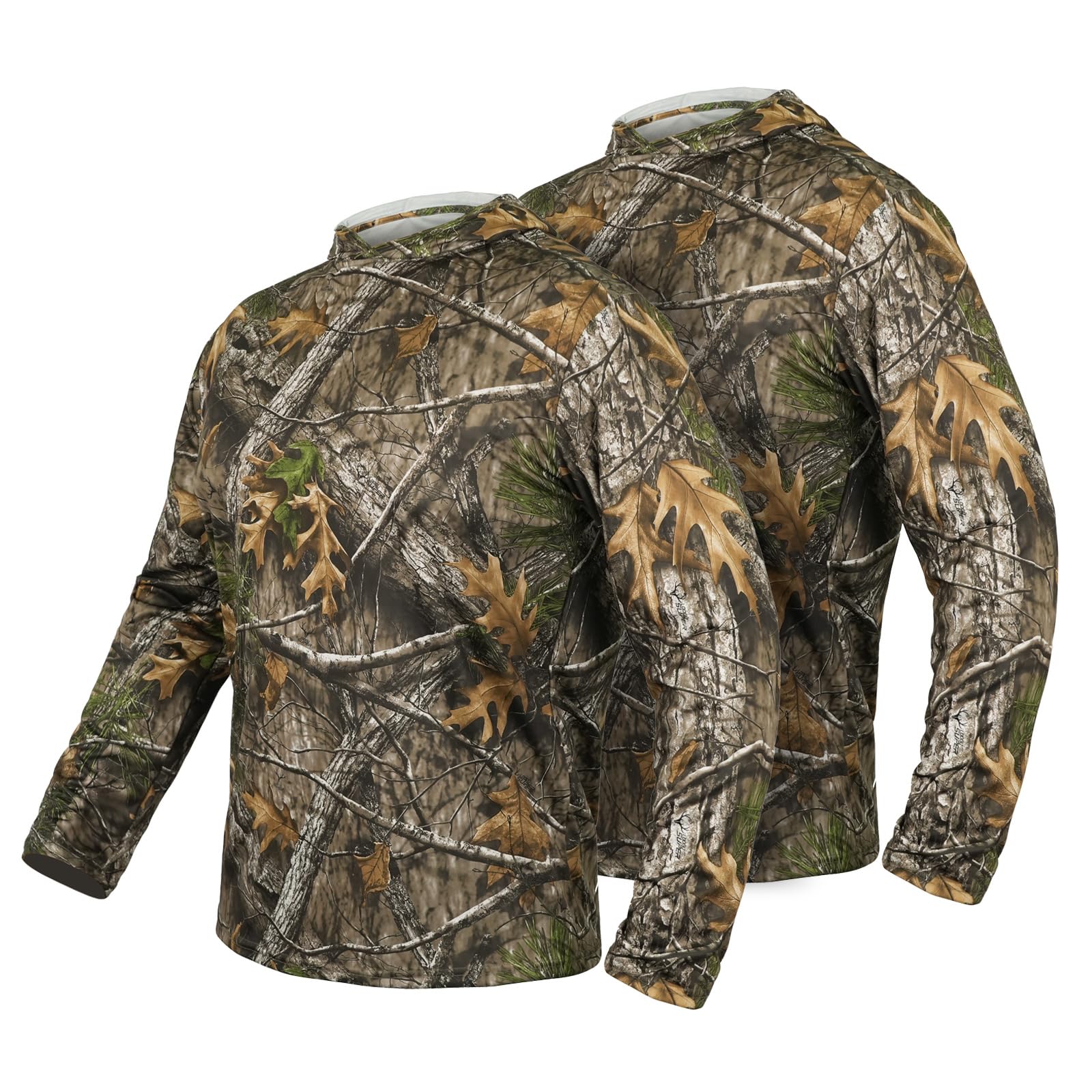 LOOGU camo tree pattern shirt front view for versatile outdoor concealment