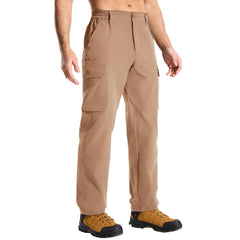 LOOGU cargo pants front view showing seven-pocket layout for outdoor storage