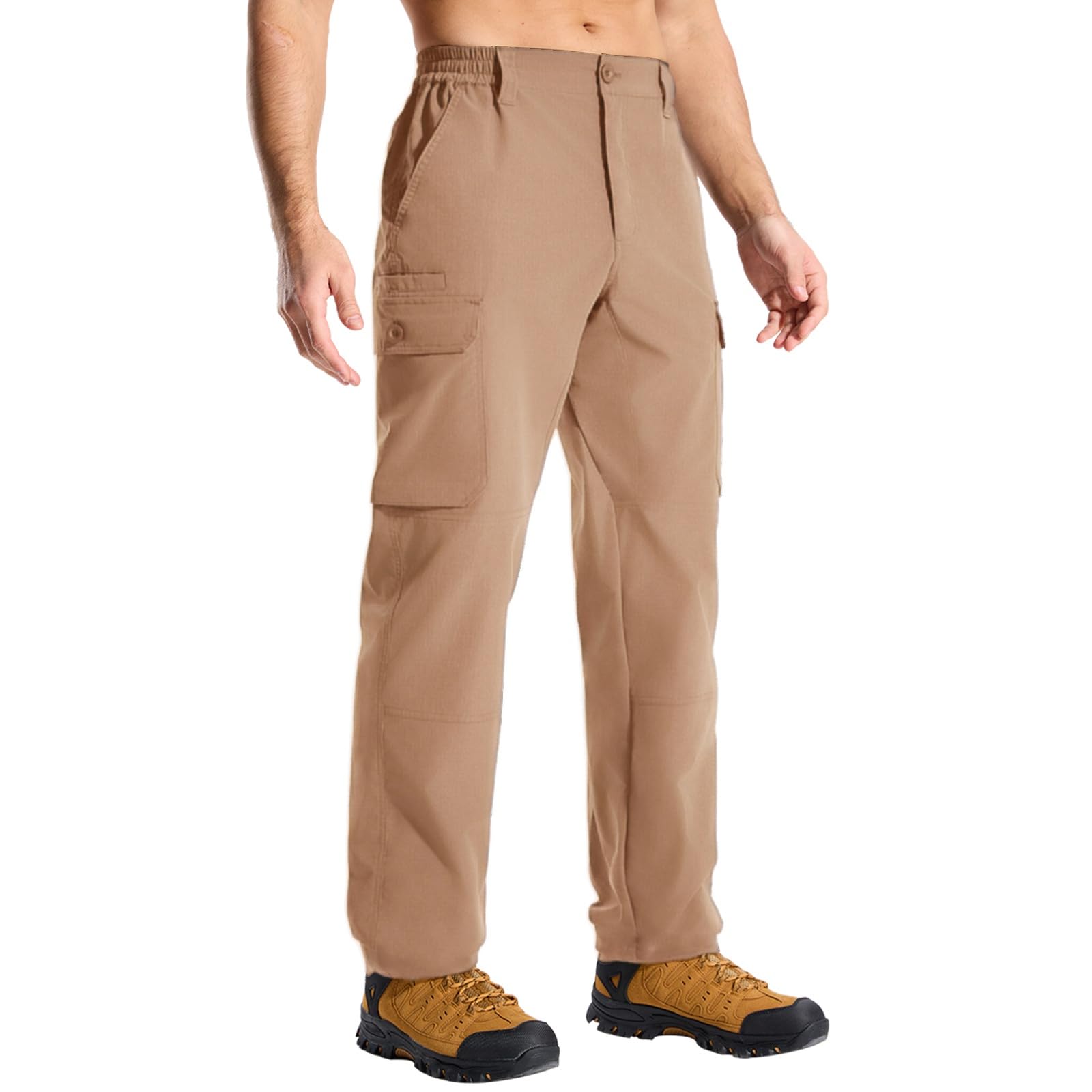 LOOGU cargo pants 7-pocket layout for secure gear on hikes
