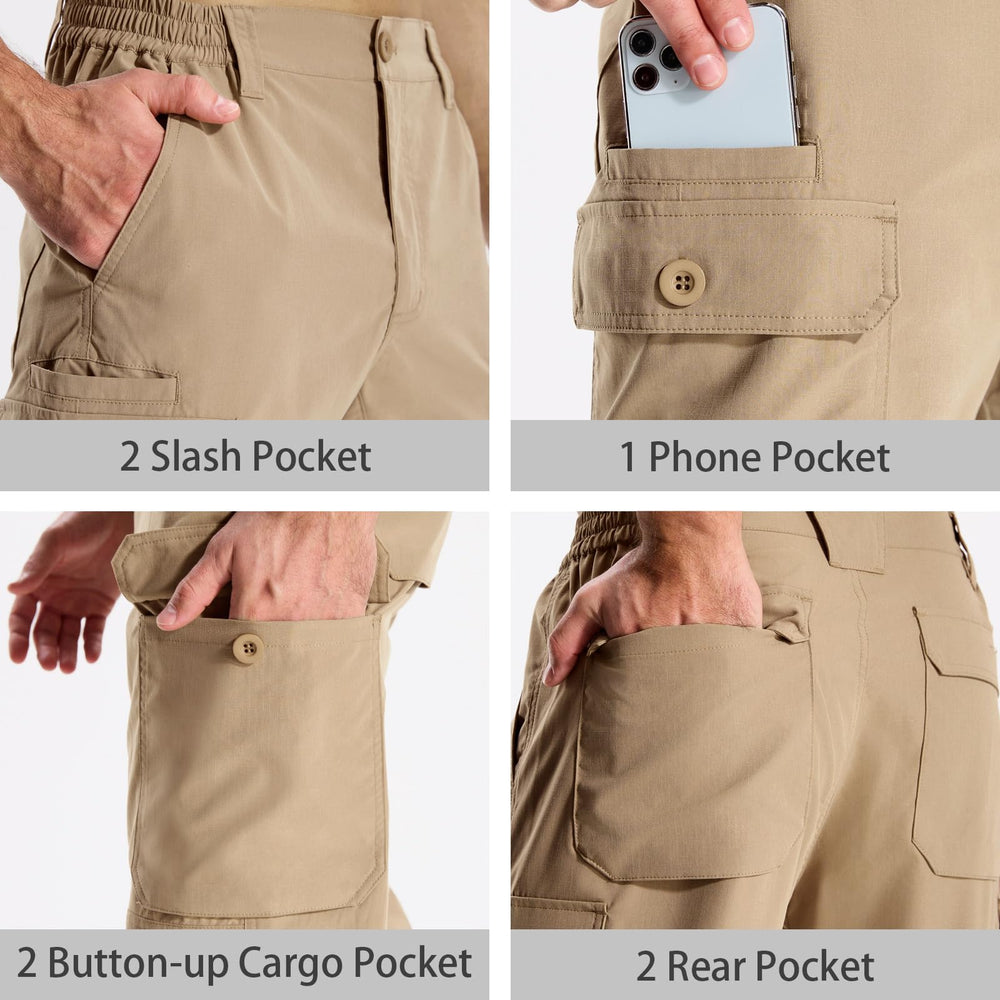 LOOGU cargo pants velcro cargo pockets keeping essentials secure