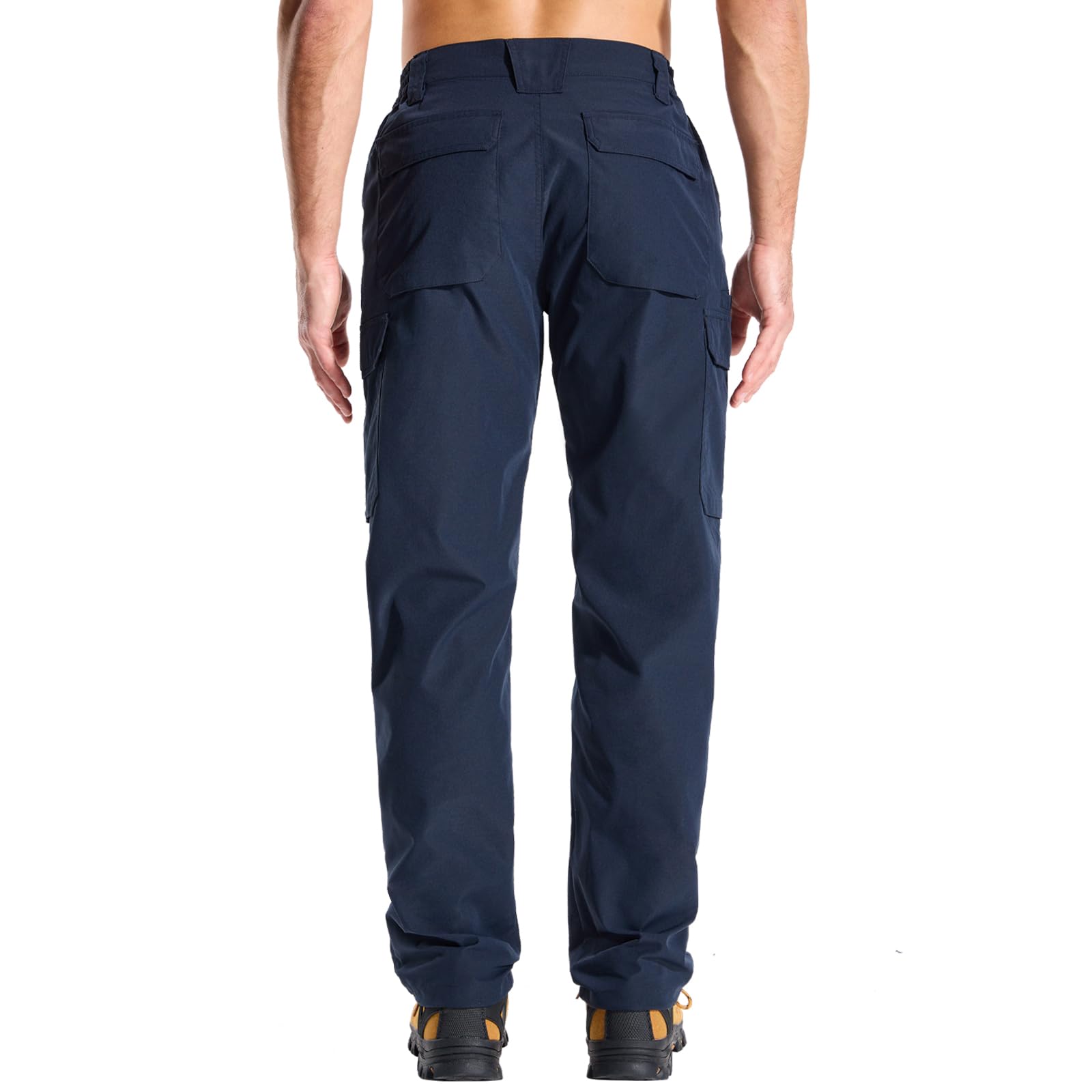 LOOGU cargo pants show water-resistant fabric for light rain adventures