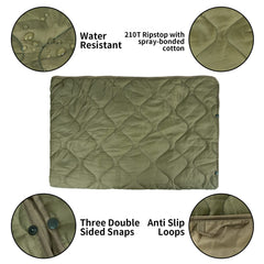 LOOGU compression-sack keeps the blanket compact for easy hiking carry.