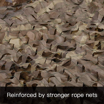 LOOGU Desert Camo Netting is lightweight, easy to hang, and quick-drying