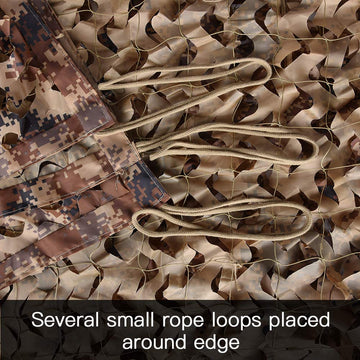 LOOGU Desert Digital Camo Netting transforms events and parties with rugged decoration and ambiance.