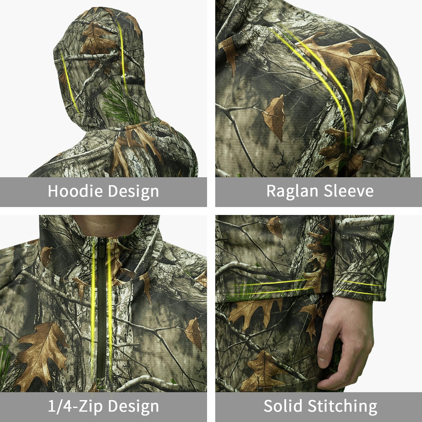 LOOGU lightweight stretch fabric detail emphasizes quick-dry performance.