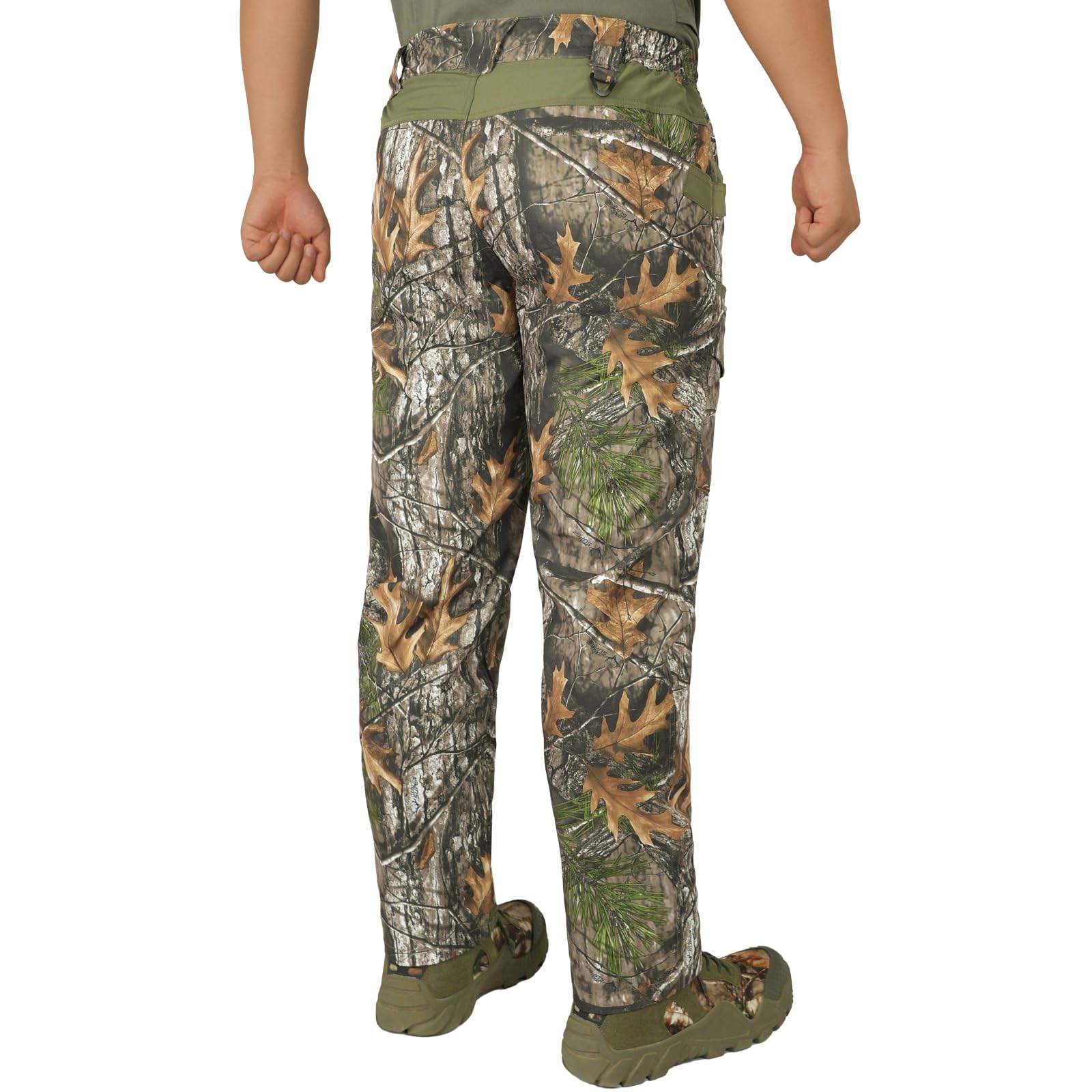 LOOGU tactical pants 9-pocket layout showing organized storage for gear.