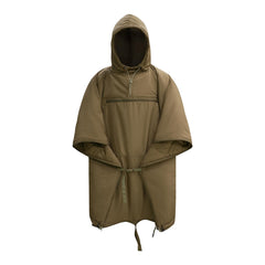 LOOGU multipurpose poncho camouflage pattern showcases rugged warmth for camping