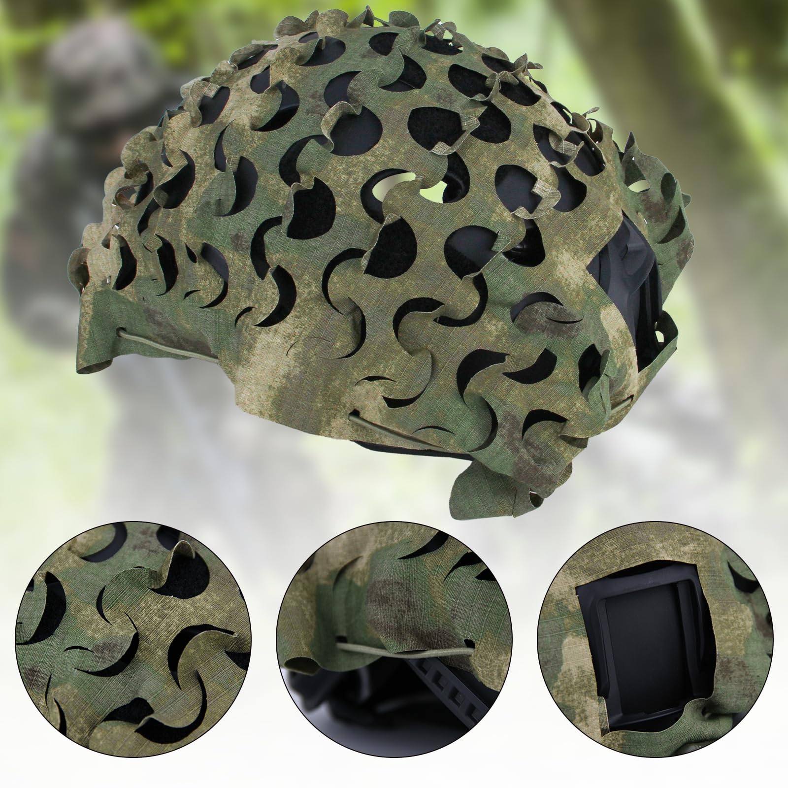 LOOGU helmet cover packable design that fits in a pocket