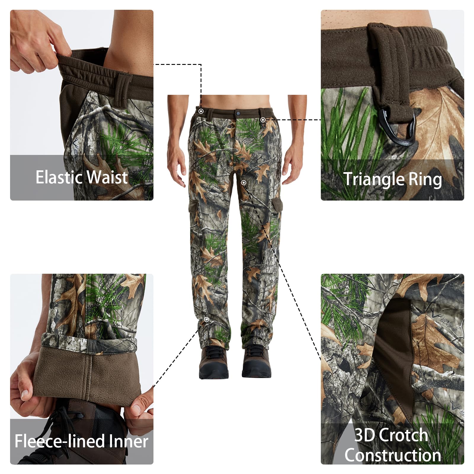 LOOGU UV-protection hiking pants shield from sun during daytime excursions