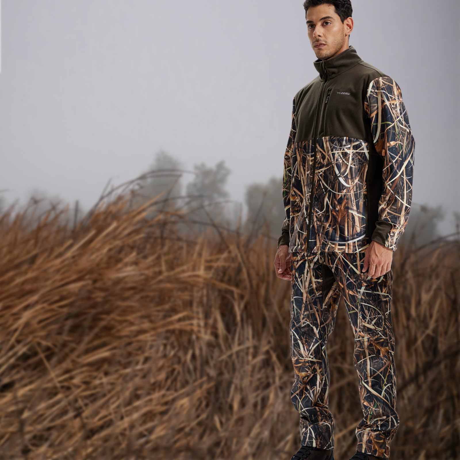 LOOGU weather-resistant softshell fabric provides outdoor protection