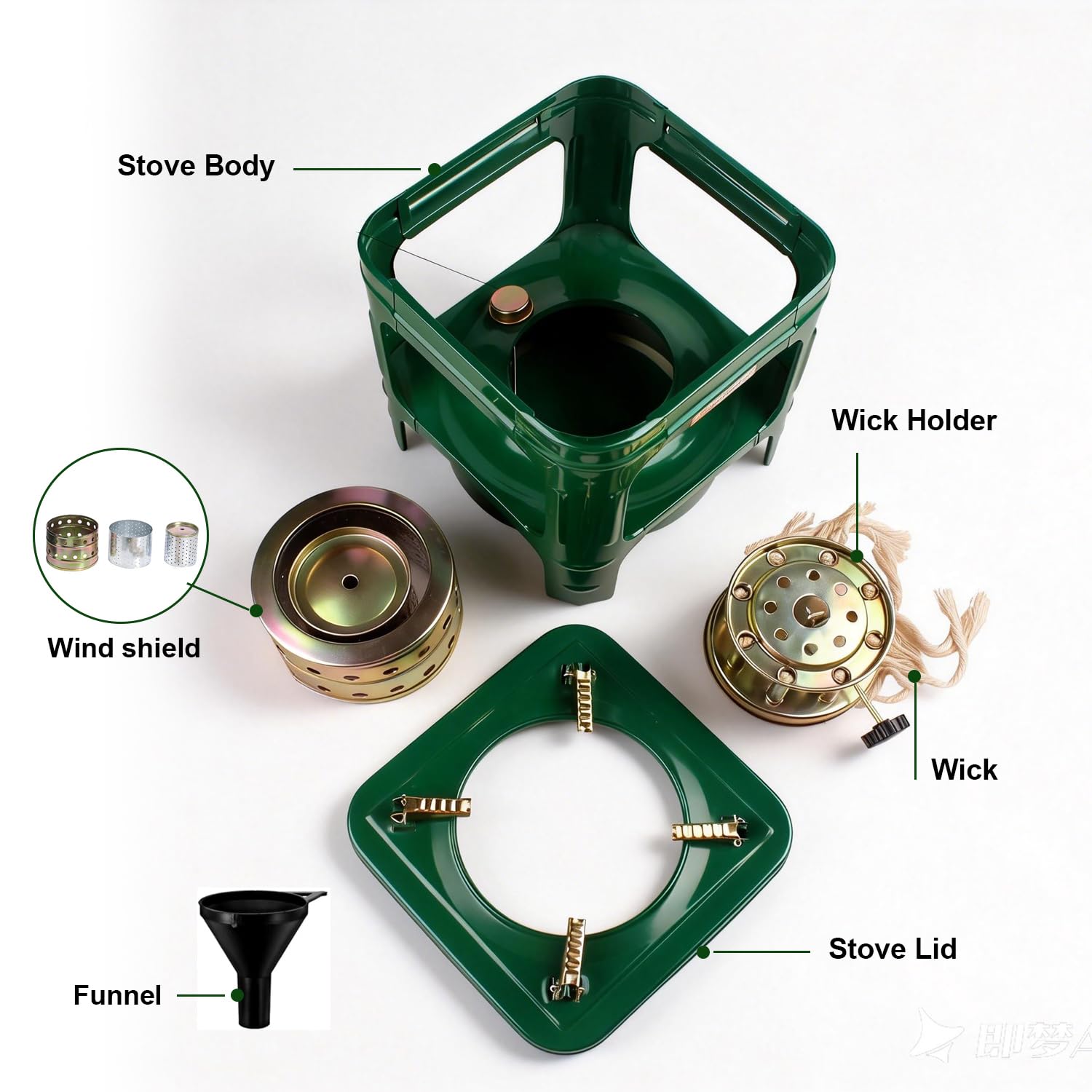 LOOMINGSX durable stove ideal for camping, hiking, and emergencies
