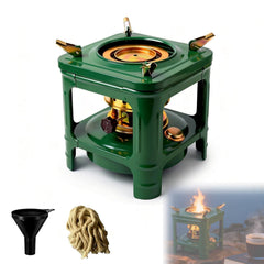 LOOMINGSX kerosene stove with 8-wicks for outdoor cooking