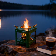 LOOMINGSX portable stove in compact design for backpack camping