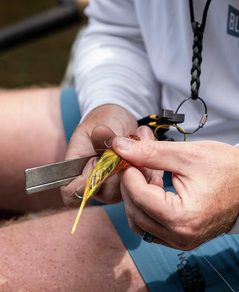 Loon Apex Hook Hone XL grip handle stays tacky when wet.