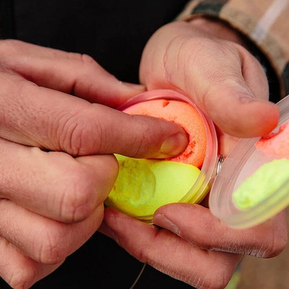 Biostrike being rolled into a ball with wet fingers