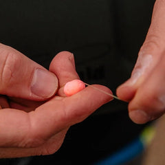 Indicator sized to desired length on a fishing leader