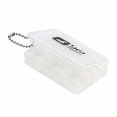 Loon Outdoors Hot Box Fly Box open with six compartments for quick access.