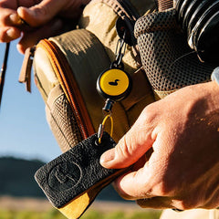 Rogue Zinger showing 22" steel cable